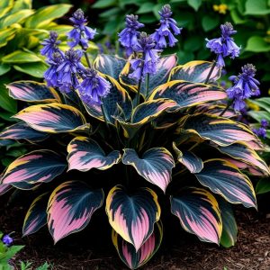 Хоста Пайн Эхо купить по цене от 699р. в интернет-магазине «Посадика» с доставкой почтой в в Саткае и по всей России – [изображение №1].